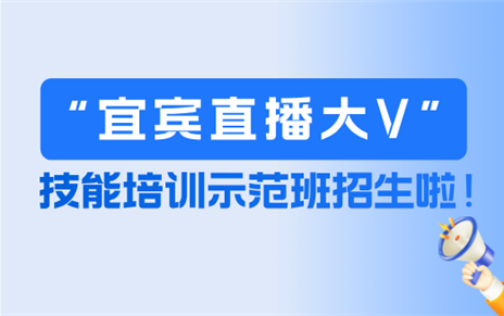 技能培训 | “宜宾直播大V”技能培训示范班火热招生！